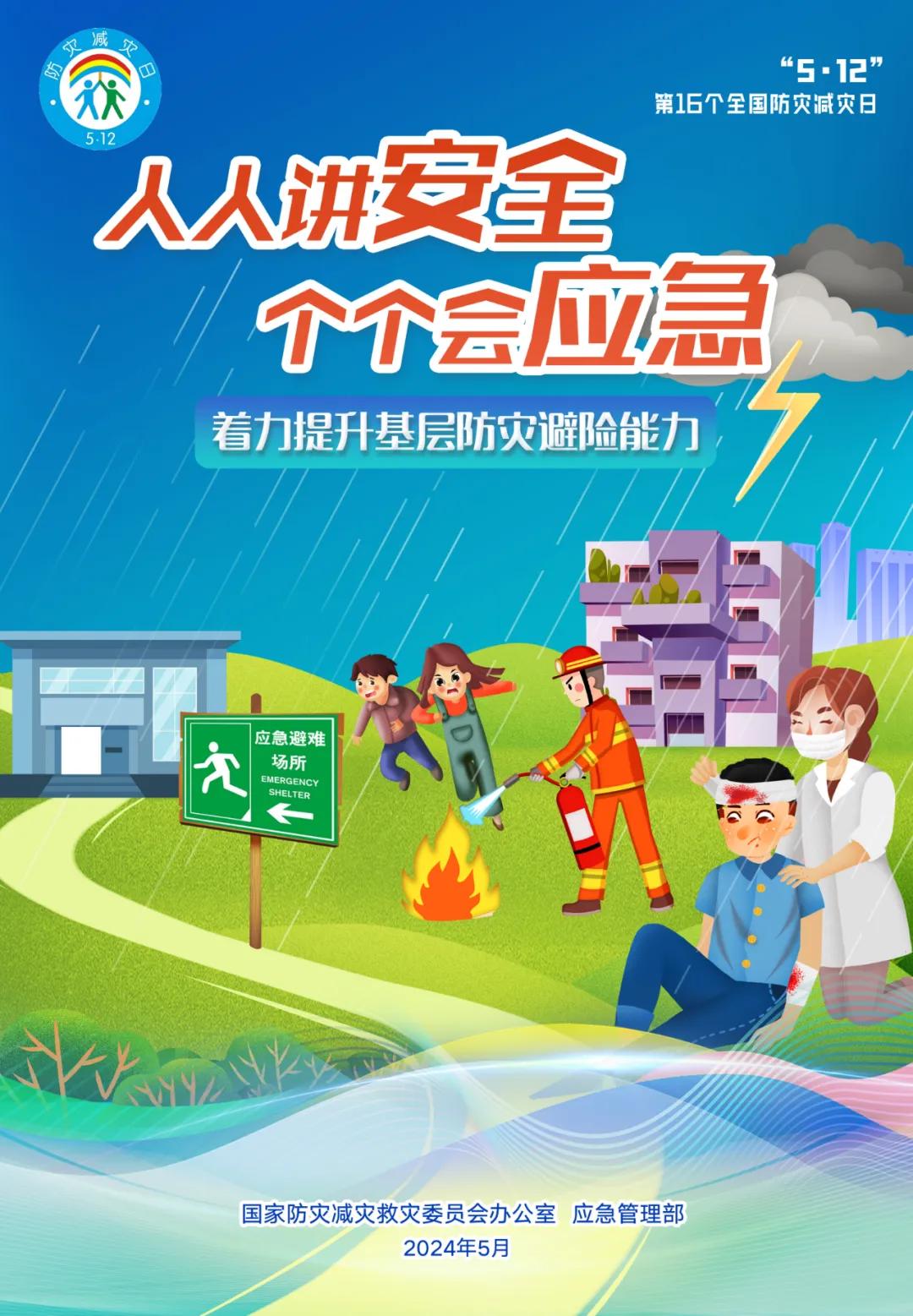 全國防災減災日防災減災科普