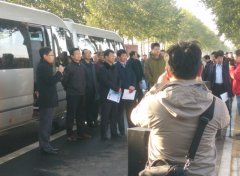2016年煙臺市公路局年度觀摩學習活動在我養(yǎng)護分公司承建標段進行