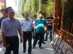 淄博市公路局領(lǐng)導視察參觀博山八陡服務(wù)區(qū)建設(shè)情況