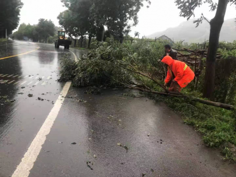 博山小修應(yīng)急防汛，保障道路安全暢通