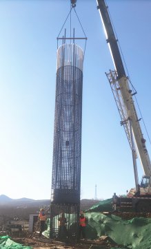 【臨臨風(fēng)采】創(chuàng)陽光高速公路，建人民滿意工程——西里互通A匝道橋樁基有序施工